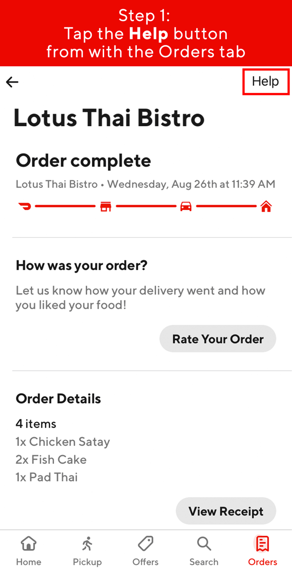 What can I do if I did not receive my order?