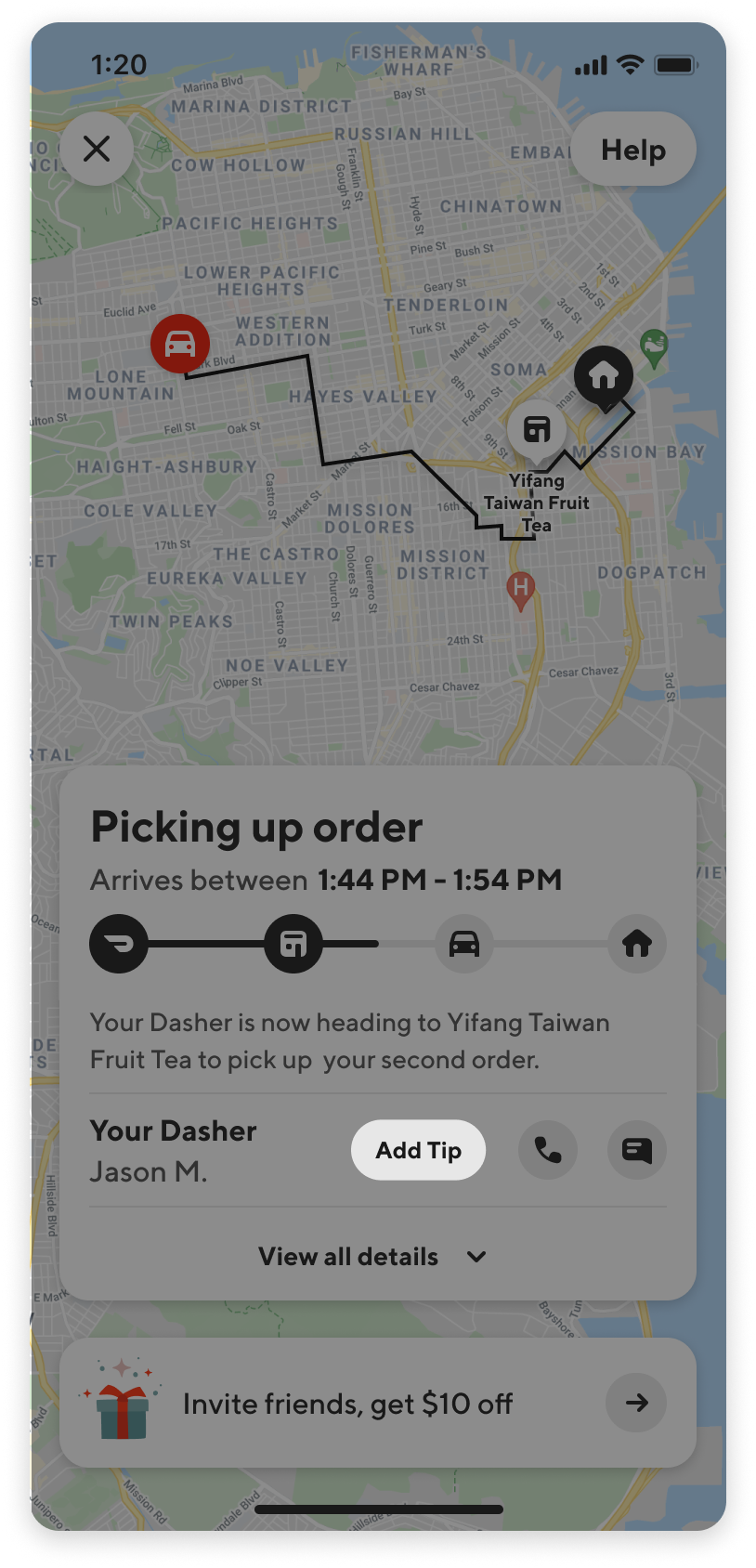 Can I adjust the tip I provide to the Dasher?