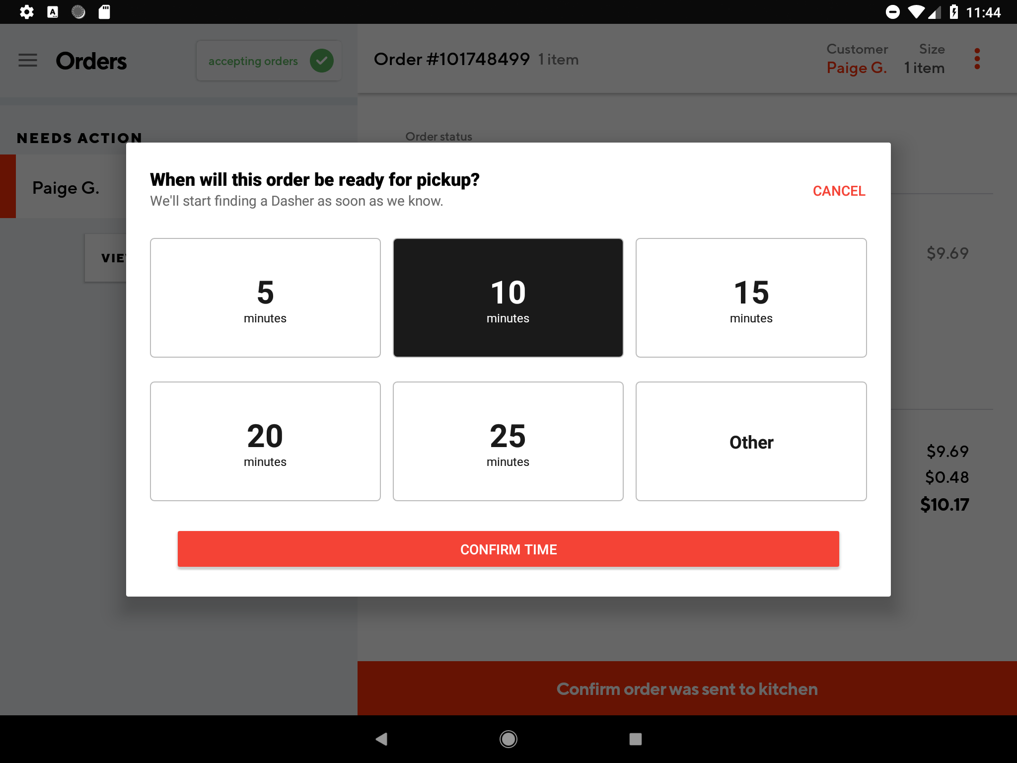 How to Manage Live Orders on DoorDash